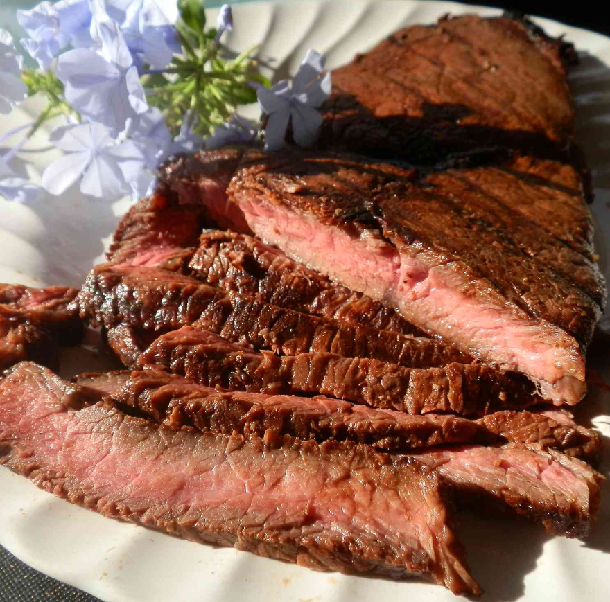 Grilled Steak with Chipotle Honey