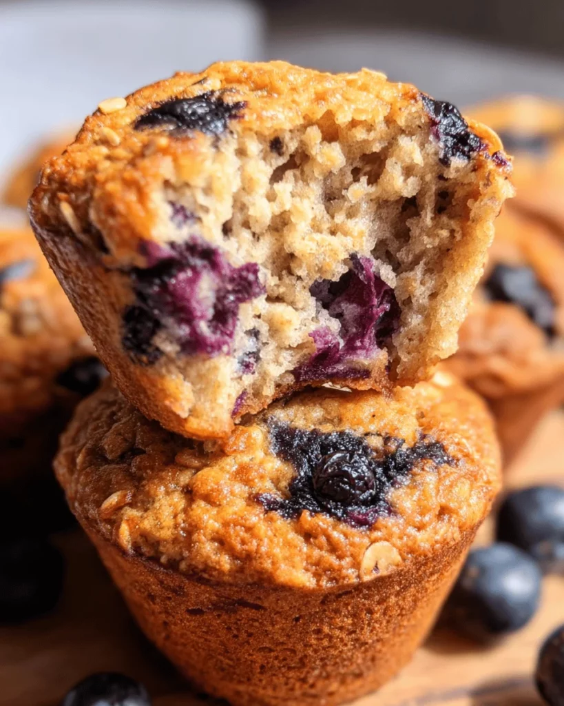 Blueberry Oatmeal Muffins