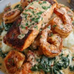 Cajun Salmon and Shrimp