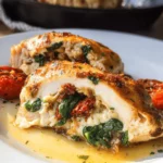 Chicken with Sundried Tomatoes and Spinach
