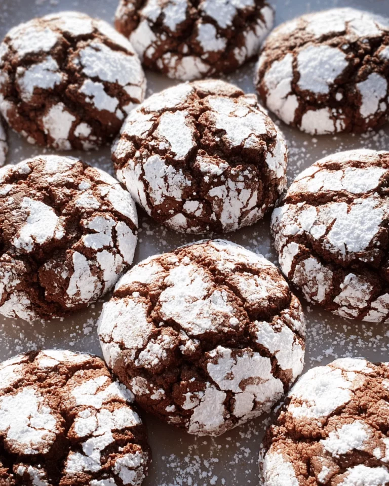 Chocolate Crinkle Cookies Recipe