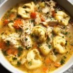 Easy Chicken Tortellini Soup