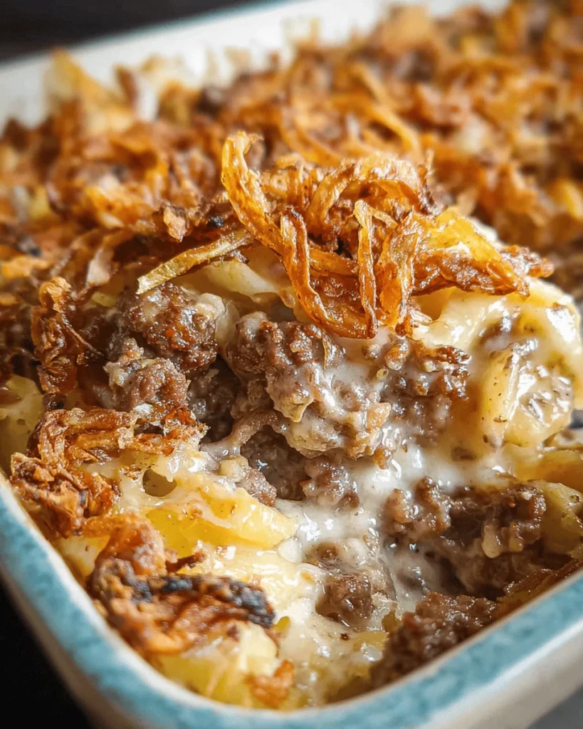 French Onion Beef Casserole