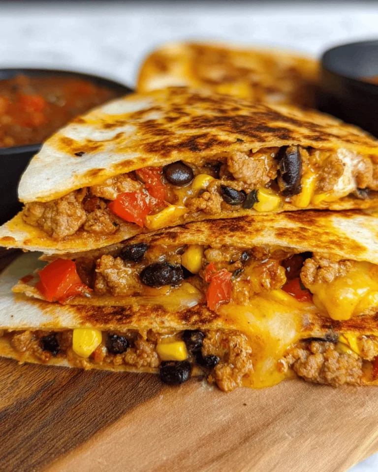 Ground Turkey Quesadillas