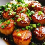 Honey Garlic Butter Scallops