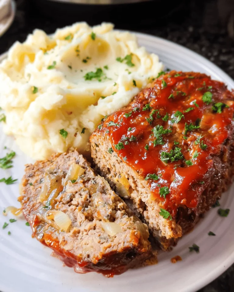 Instant Pot Meatloaf with Mashed Potatoes