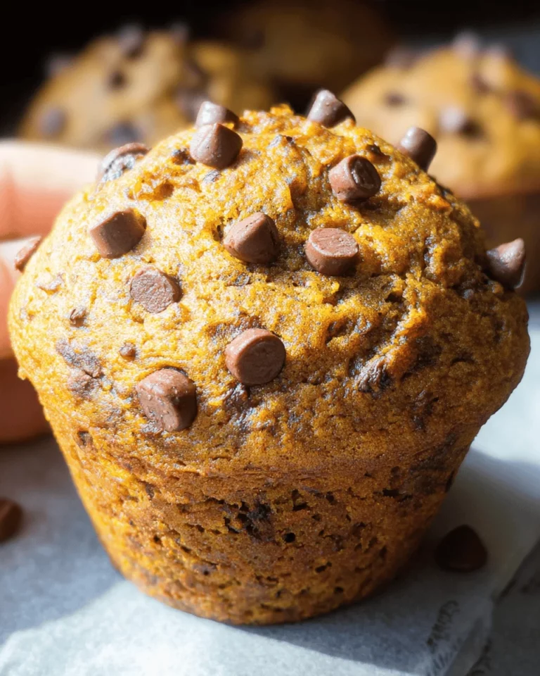 Pumpkin Chocolate Chip Muffins