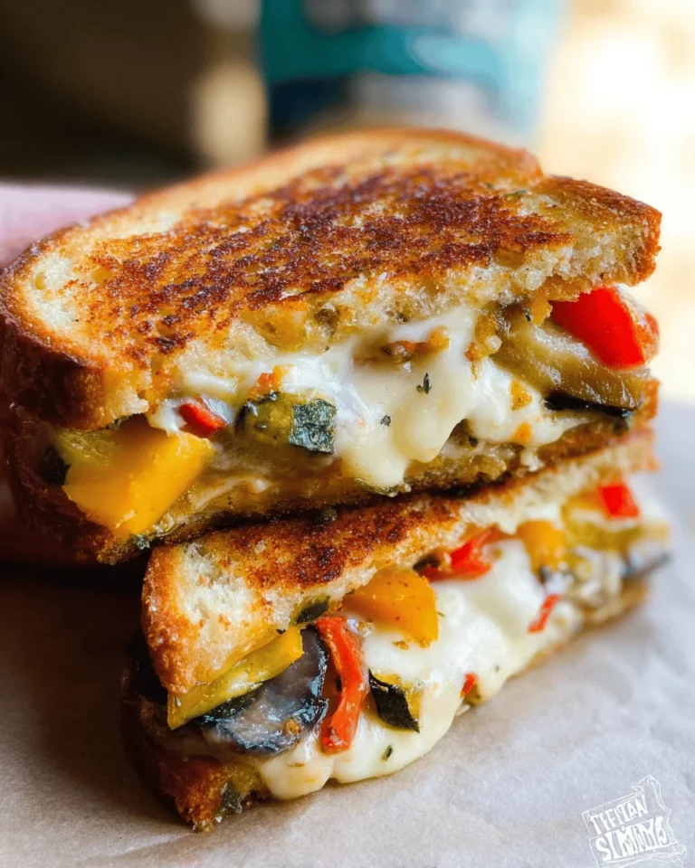 Roasted Vegetable Grilled Cheese