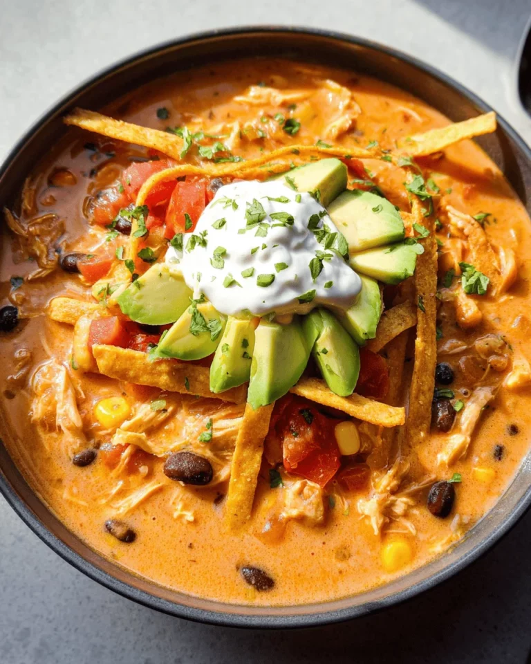 Creamy Chicken Tortilla Soup