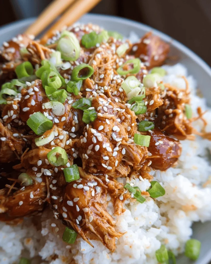 Crockpot Sesame Chicken
