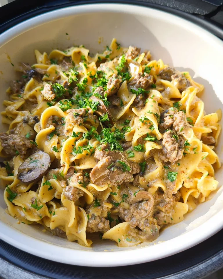Instant Pot Beef Stroganoff