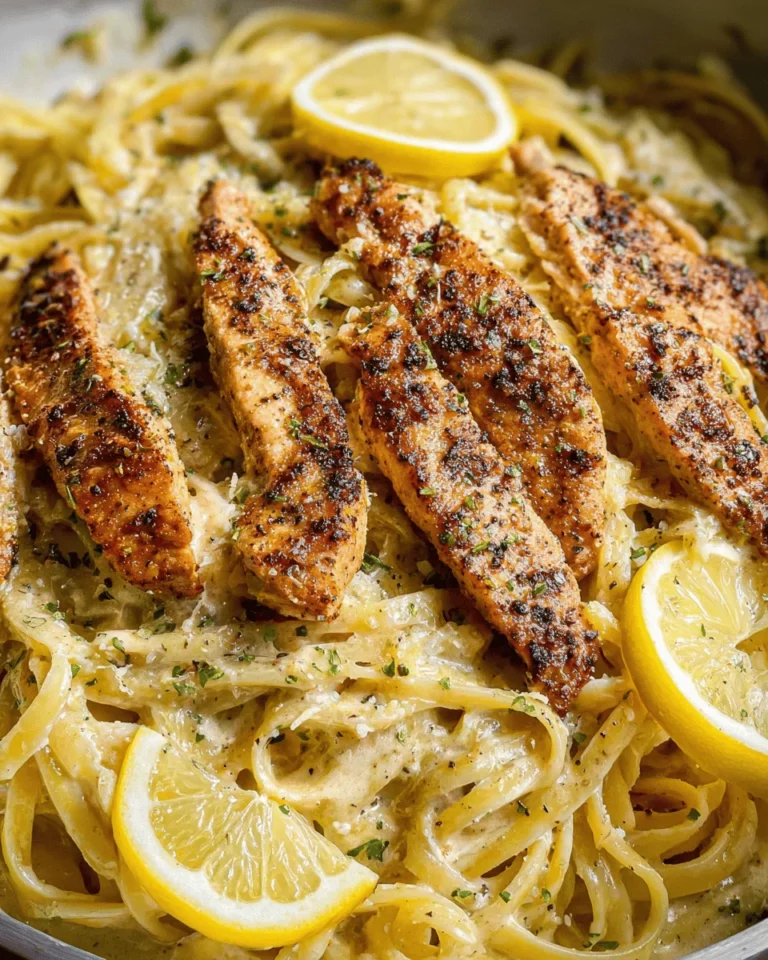 Lemon Pepper Chicken Alfredo (One-Pan)
