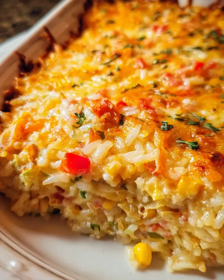 Pepper Jack Rice Bake
