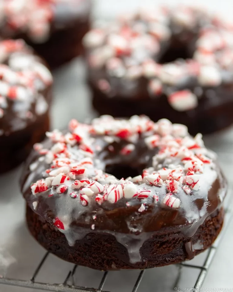 Peppermint Mocha Donuts