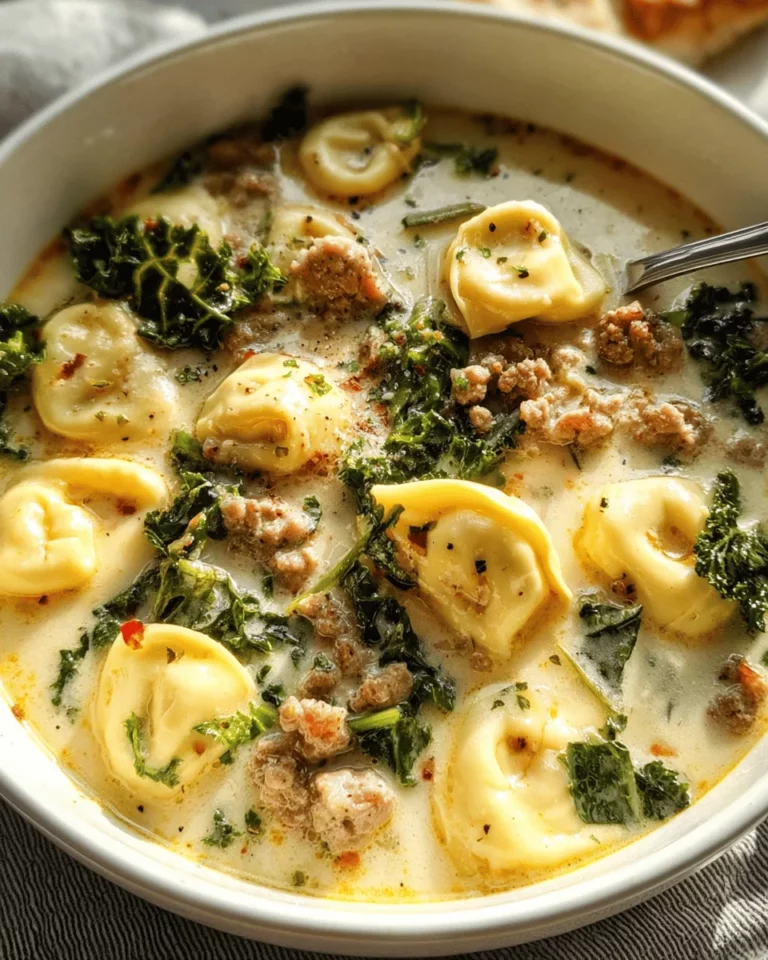 Sausage Tortellini Soup