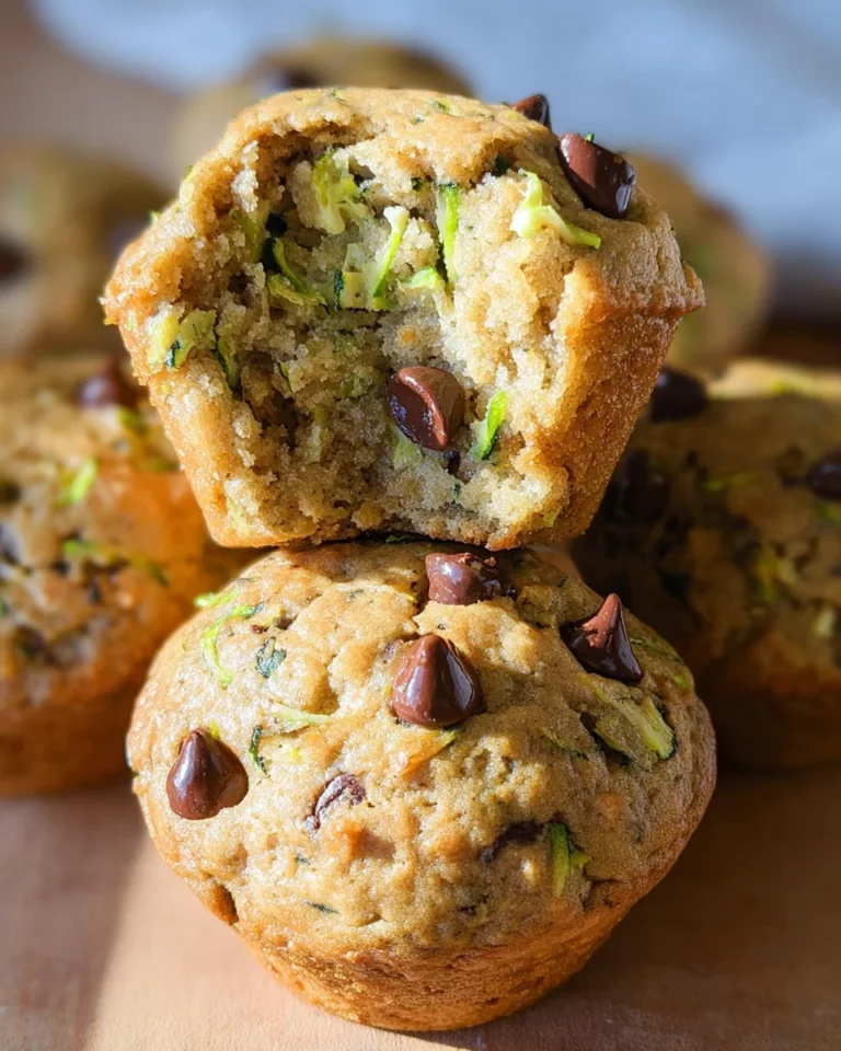 Zucchini Chocolate Chip Muffins
