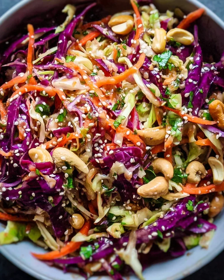 Asian Slaw with Sesame Ginger Dressing