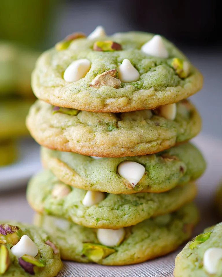 Pistachio Pudding Cookies