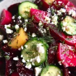 Beet Salad with Feta, Cucumbers, and Dill