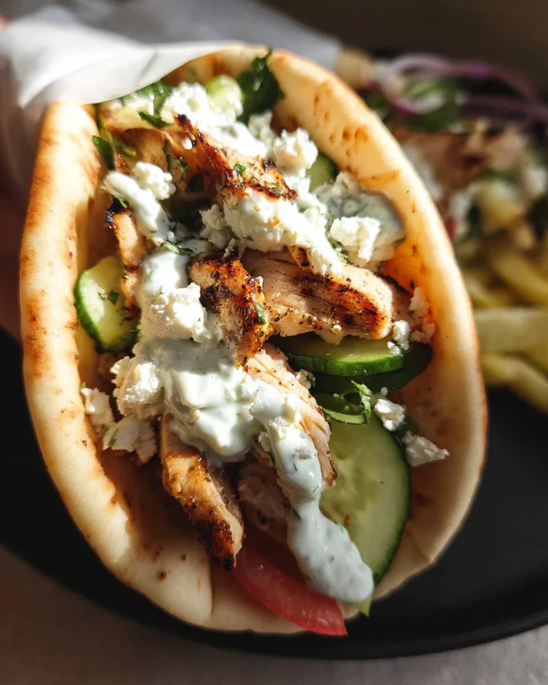 Easy Chicken Gyros & Tzatziki Sauce