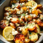 Greek Roast Potatoes With Lemon And Feta