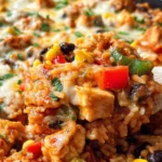 Mexican Cheesy Chicken and Rice​