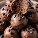 No-Bake Cottage Cheese Brownie Batter Protein Bites