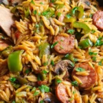 One-Pan Orzo and Chicken Sausage Recipe