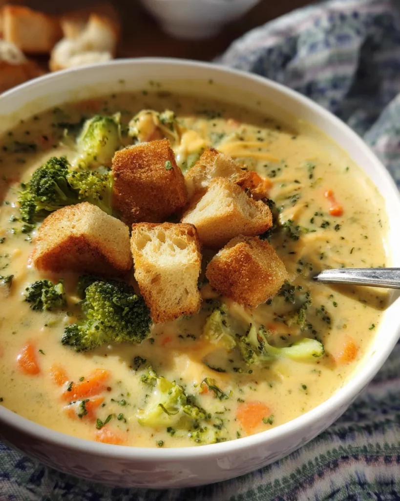 Smoked Gouda Broccoli Soup