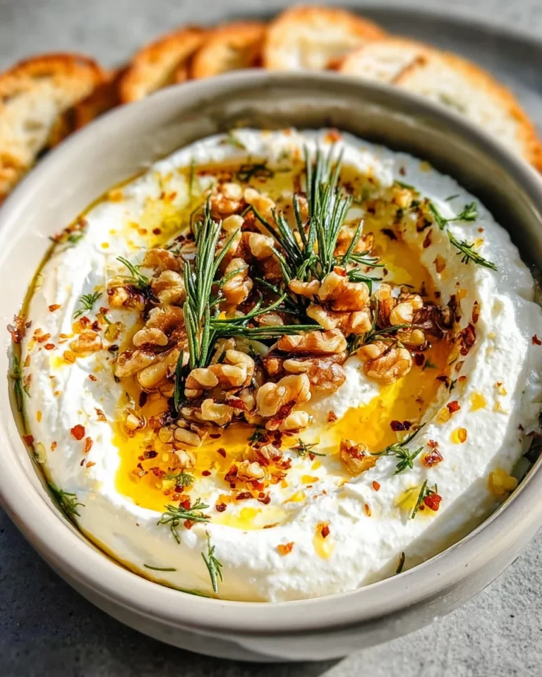 Spicy Ricotta Dip with Hot Honey