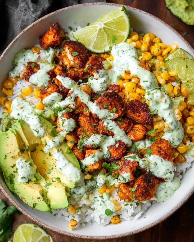 Street Corn Chicken Bowls