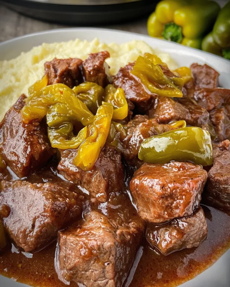 Crockpot Mississippi Steak Bites