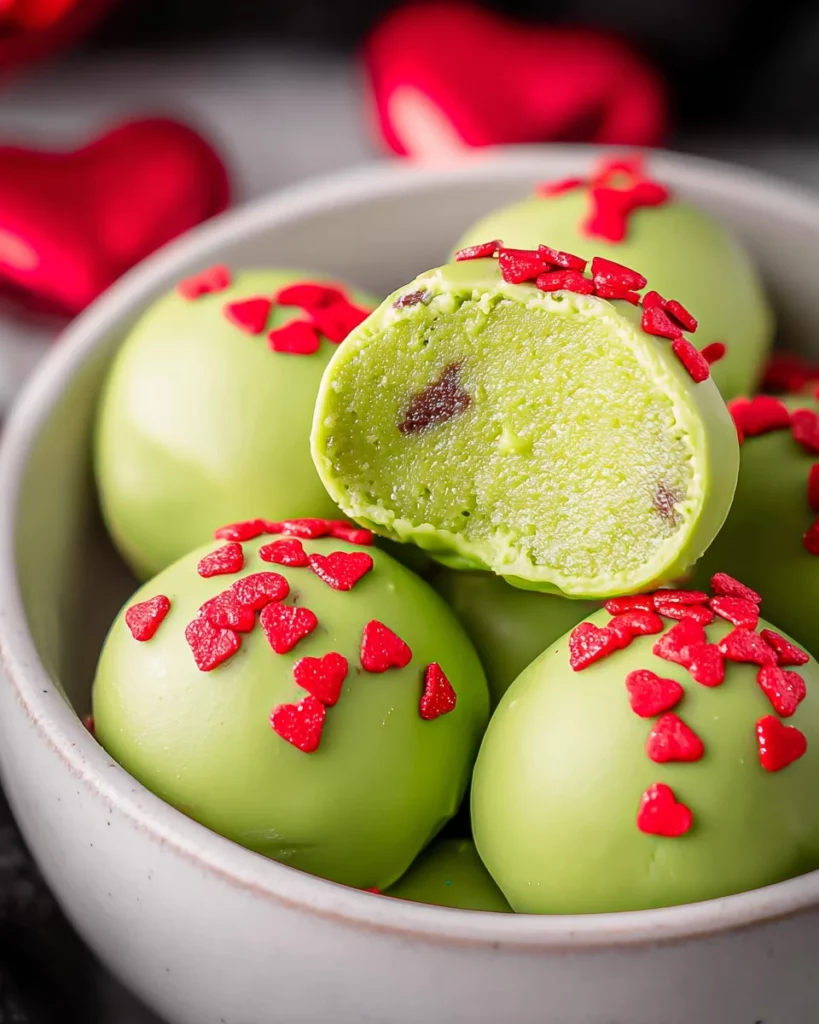 Grinch Christmas Truffles