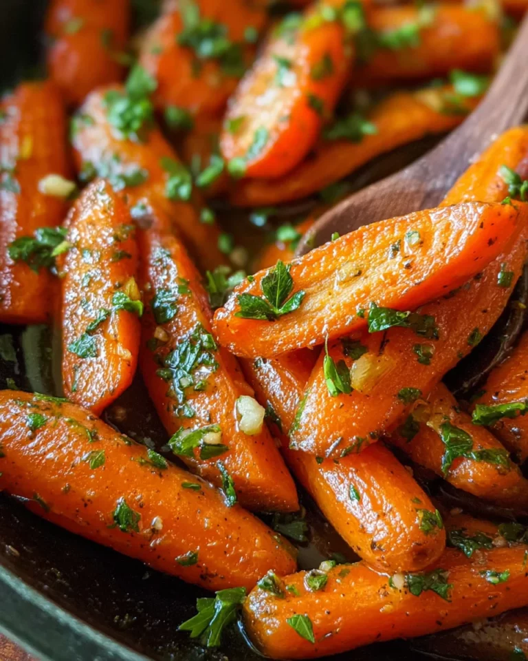 Honey Garlic Roasted Carrots