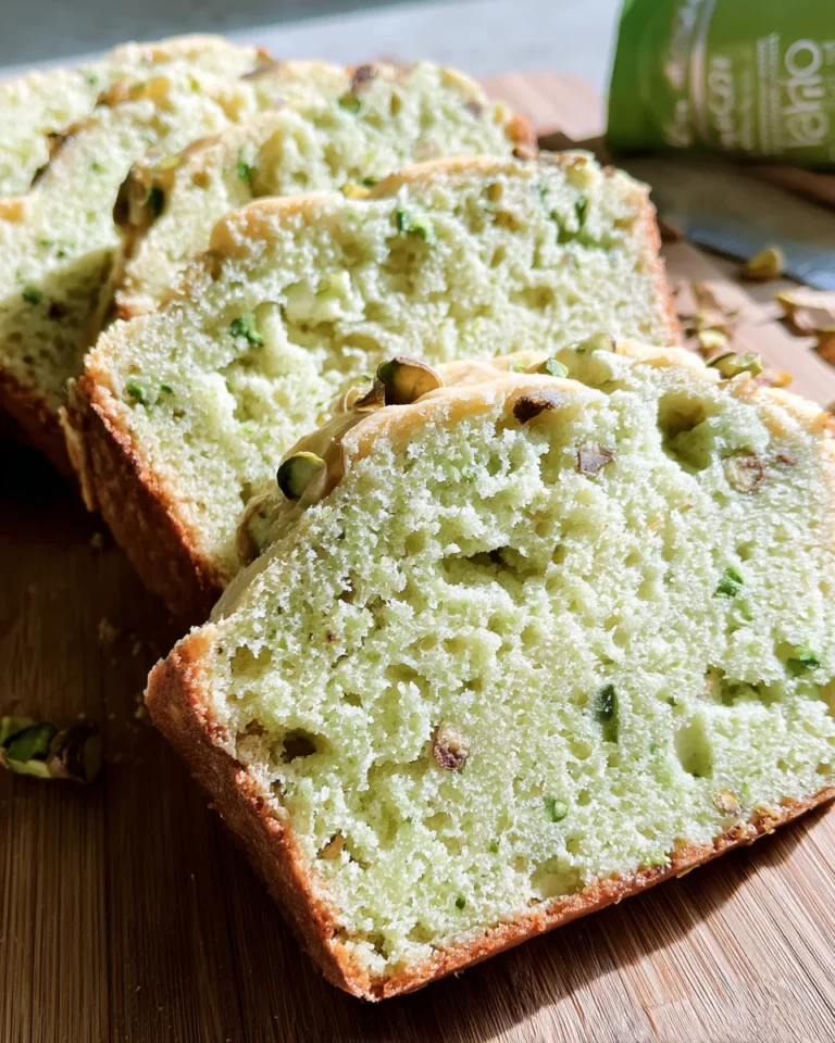 Pistachio Pudding Bread