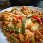 Queso Chicken Fajita Skillet