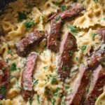 Steak Pasta Alfredo