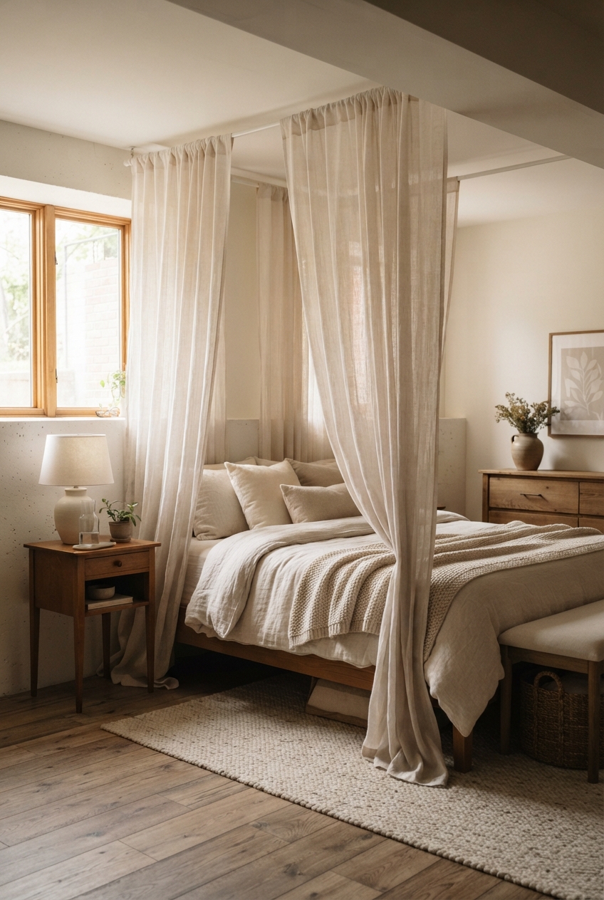 Hang Curtains for Softness